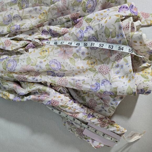 V.  Chapman Rosamund Organza Strapless Sweetheart Corset Drop-Waist Maxi 12 NWT - Picture 12 of 15